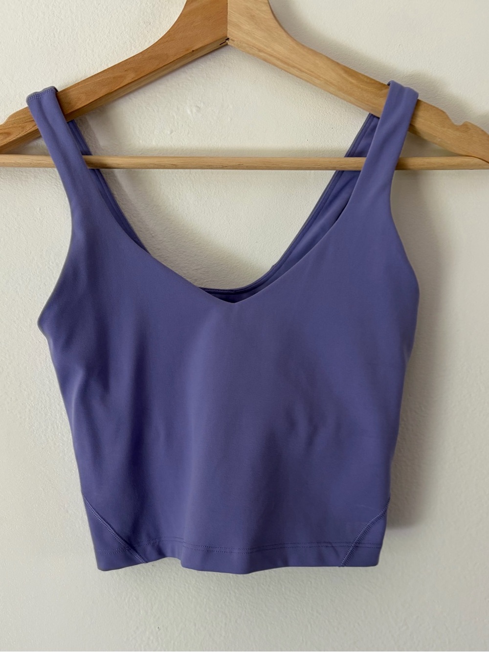 Lululemon Align Dark Lavender Athletic Cropped Tank Top Size 2 W1DUDS